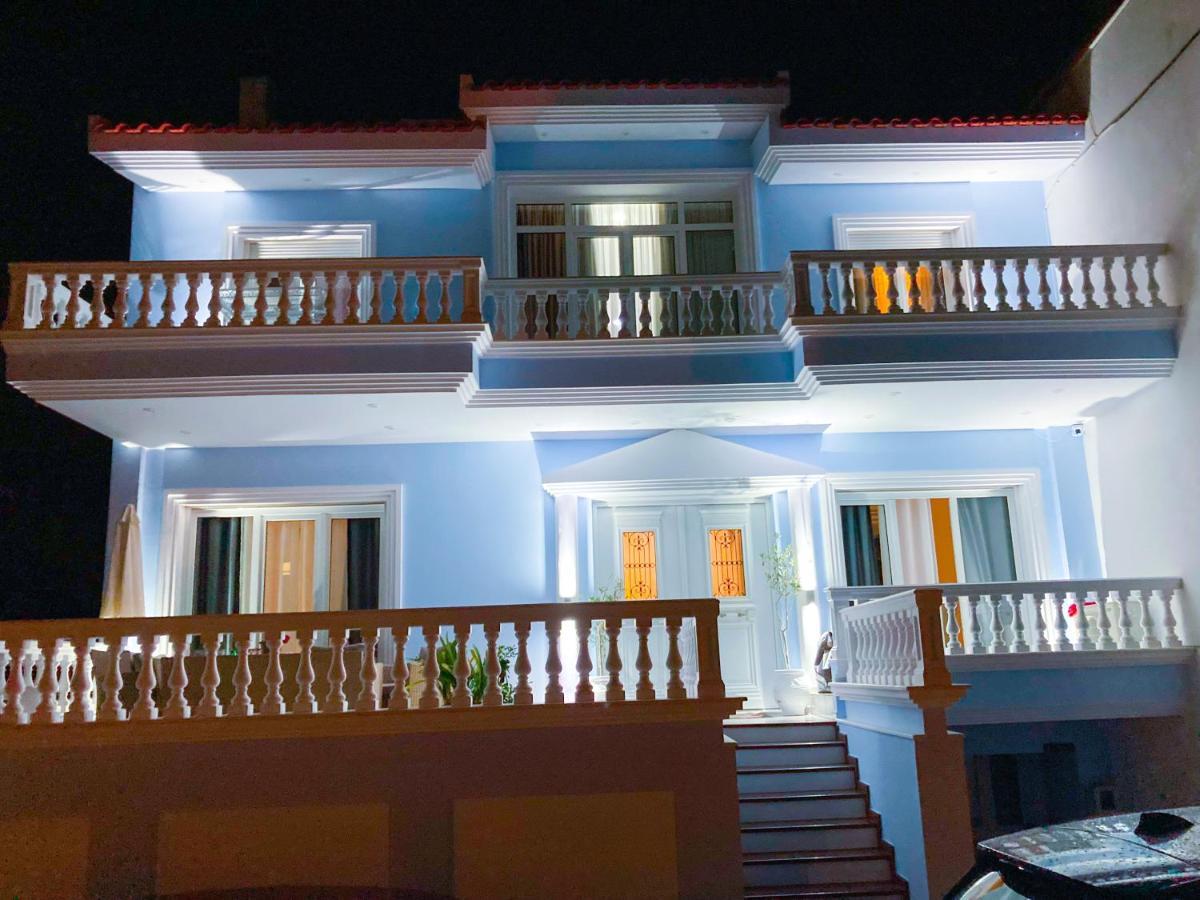 Beach Blue Villa Corinth Buitenkant foto