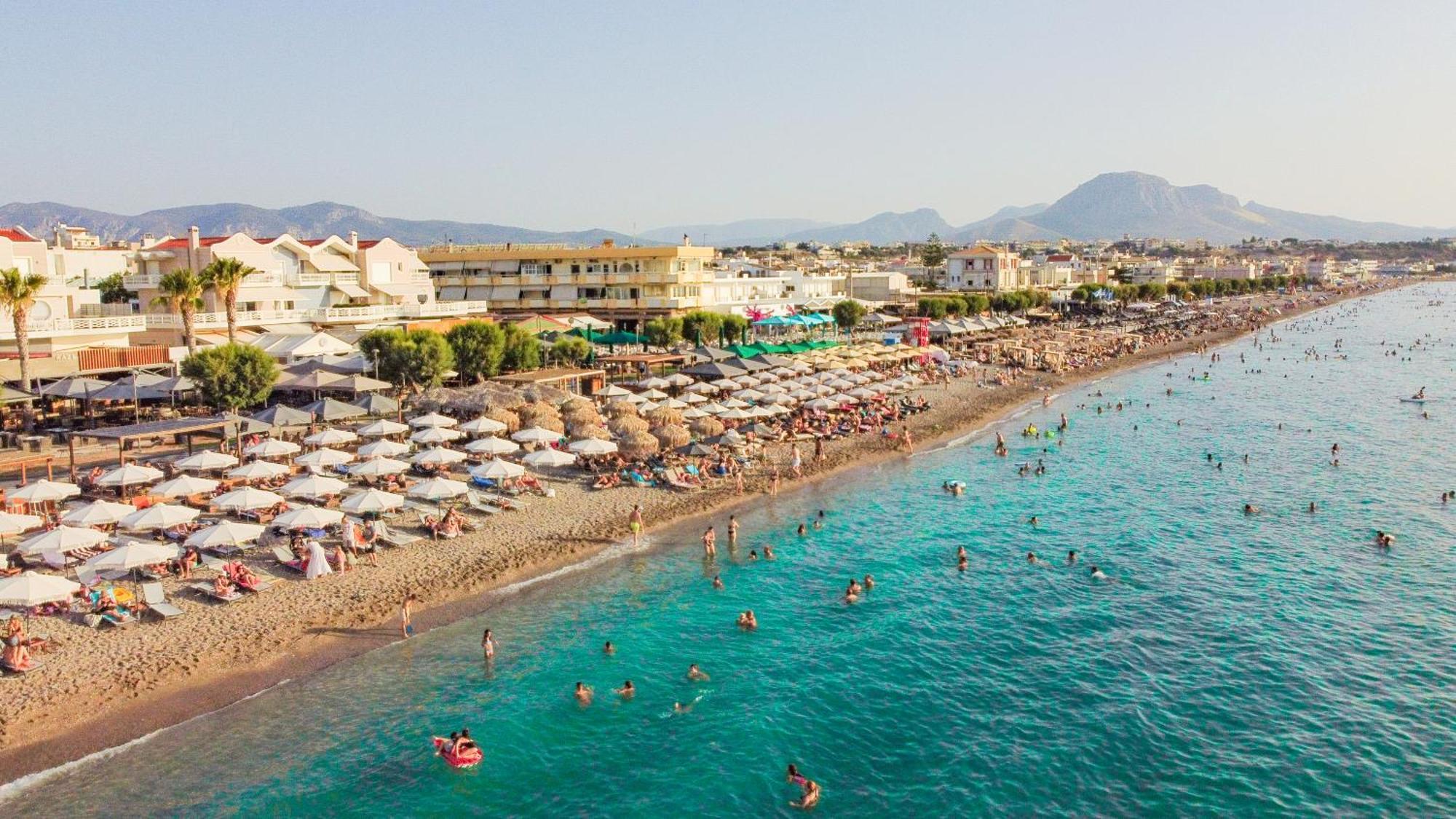Beach Blue Villa Corinth Buitenkant foto