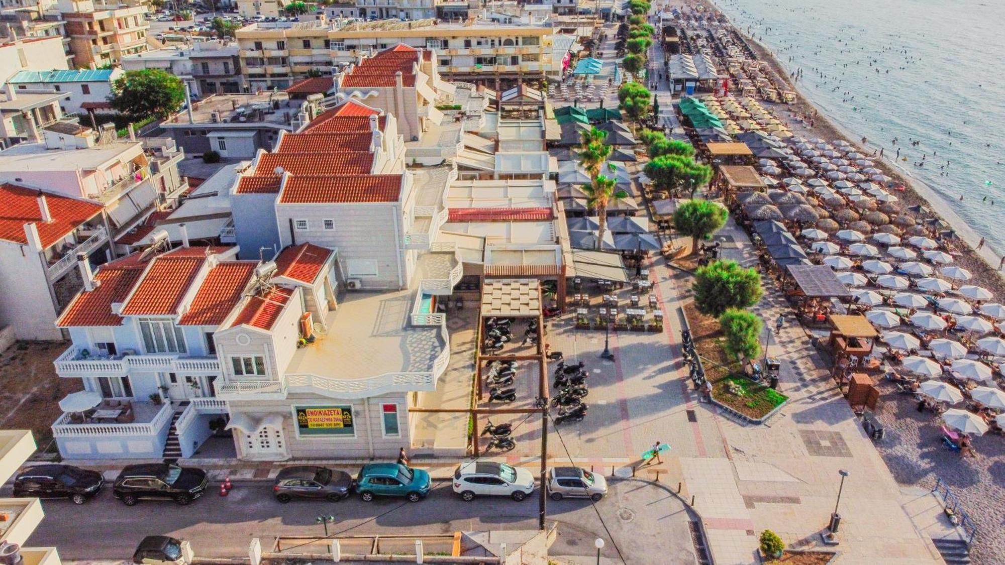 Beach Blue Villa Corinth Buitenkant foto
