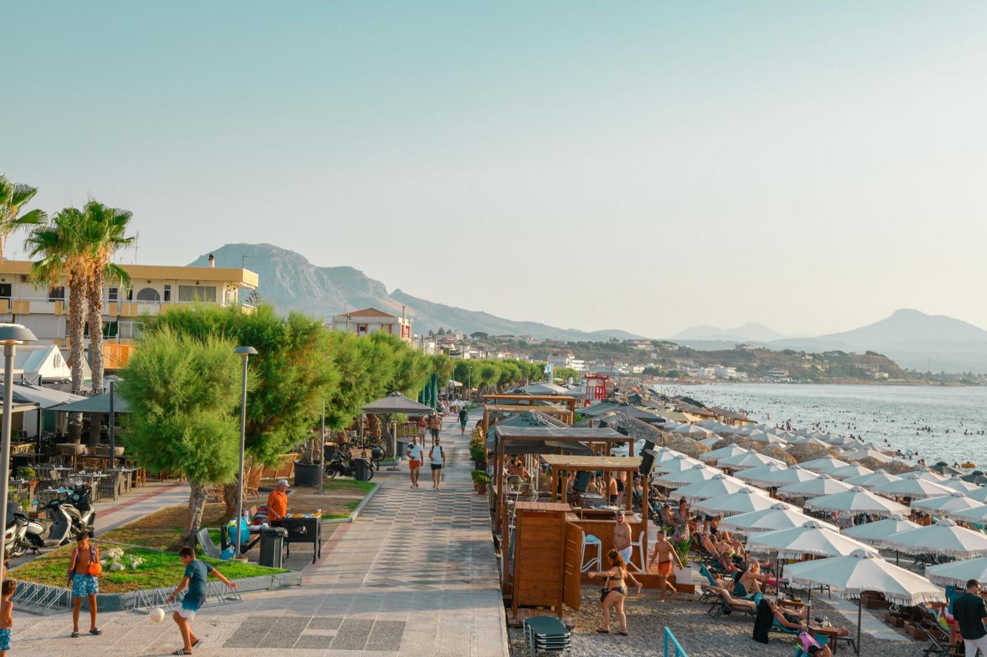 Beach Blue Villa Corinth Buitenkant foto